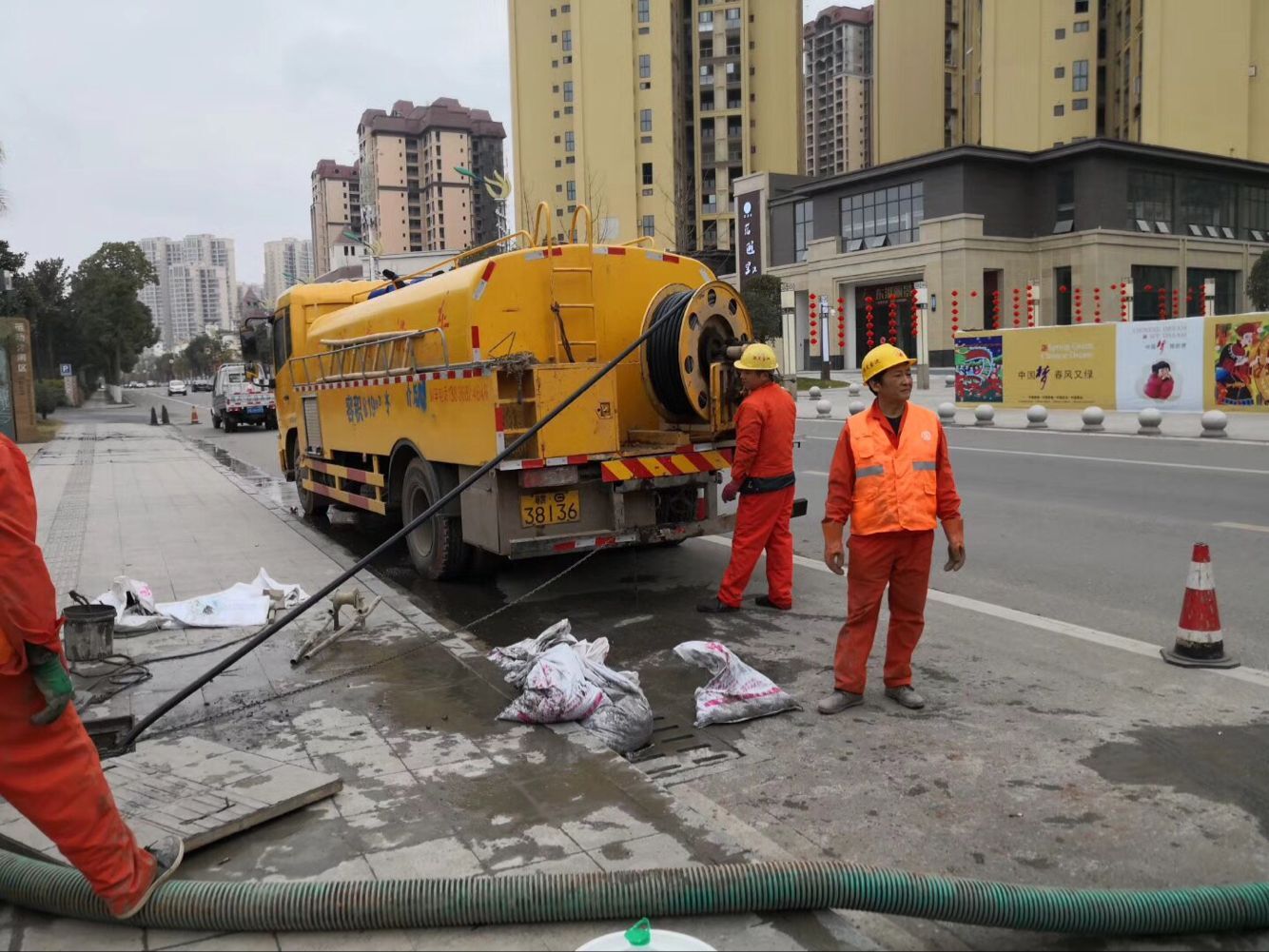 宜黄排污管道清淤-管道清洗